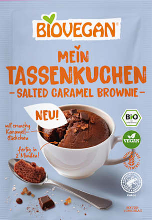 Mein Tassenkuchen, Salted Caramel Brownie, 55 g