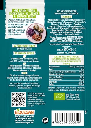 Meine vegane Bratensoße, 25 g