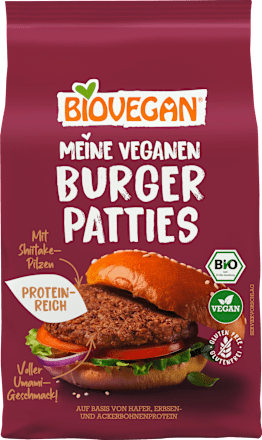 Meine veganen Burger Patties, 150 g