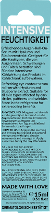Augen Roll-on Hydra-Power Hyaluron, 15 ml