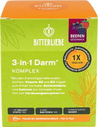 3 in 1 Darm Komplex Pulver, Beerengeschmack, 160 g