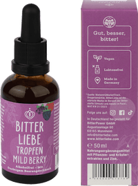 Bitterstoffe Tropfen Mild Berry, 50 ml