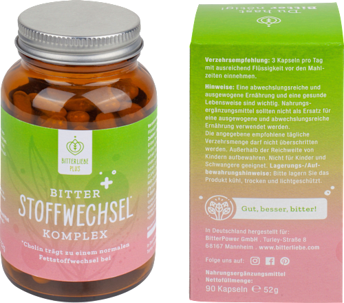 Stoffwechsel Komplex Kapseln 90 St, 52 g