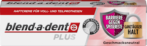Kleefcrème Plus Barrière tegen voedselresten, smaakloos, 40 g