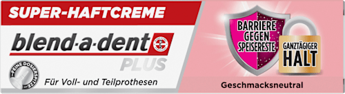 Haftcreme Plus Barriere gegen Speisereste geschmacksneutral, 40 g