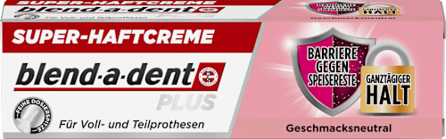 Haftcreme Plus Barriere gegen Speisereste geschmacksneutral, 40 g