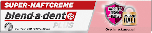 Haftcreme Plus Barriere gegen Speisereste geschmacksneutral, 40 g