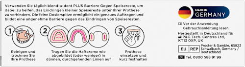 Haftcreme Plus Barriere gegen Speisereste geschmacksneutral, 40 g