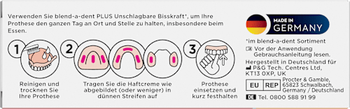 Haftcreme Plus Unschlagbare Bisskraft, 40 g