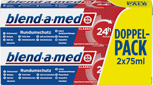 blend-a-med Zahnpasta Classic Doppelpack (2x75ml), 150 ml