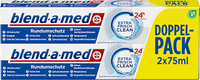 Tandpasta Extra Fresh Clean (2x75 ml), 150 ml