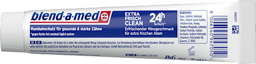 Tandpasta Extra Fresh Clean (2x75 ml), 150 ml