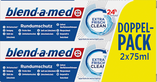 blend-a-med Zahnpasta Extra Frisch Clean Doppelpack (2x75ml), 150 ml