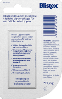 Lippenpflege Classic LSF 10 (2x4,25 g), 8,5 g