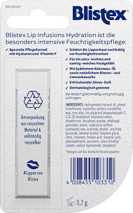 Lippenpflege Lip Infusions Hydration LSF 15, 3,7 g