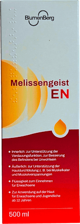 Melissengeist, 500 ml