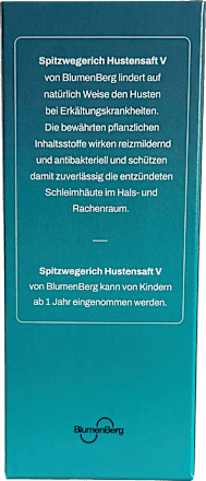 Weegbree hoestsiroop, 250 ml