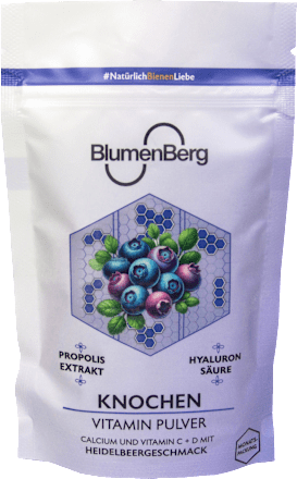 Vitaminpulver Knochen 31 Portionen, 86,8 g BlumenBerg
