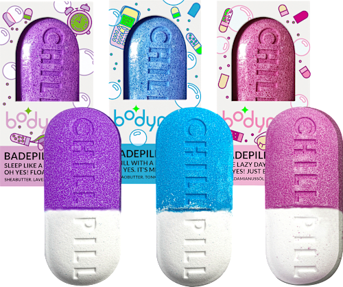 Badebombe "CHILL PILL", 70 g BODYNESS