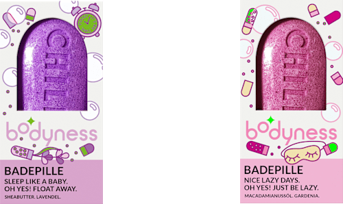 Badebombe "CHILL PILL", 70 g BODYNESS