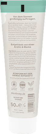 Gevoelige zonnebrandcrème, SPF 50, 50 ml