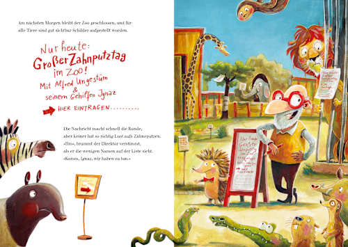Kinderbuch Der große Zahnputztag im Zoo, 1 St