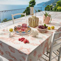 Keramisch zout- en peperstrooier "Lobster", koraal (10,5 x 8 x 4 cm), 1 stuk