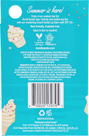 Lip Balm Vanilla LSF 50+, 10 g
