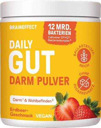 Daily Gut Darm Pulver Erdbeer-Geschmack, 112 g