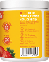 Daily Gut Darm Pulver Erdbeer-Geschmack, 112 g