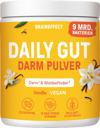 Daily Gut Darm Pulver Vanille, 112 g