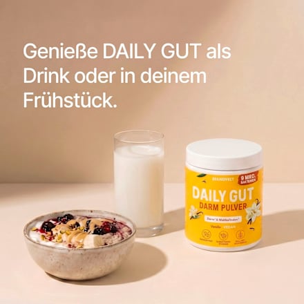 Daily Gut Darm Pulver Vanille, 112 g