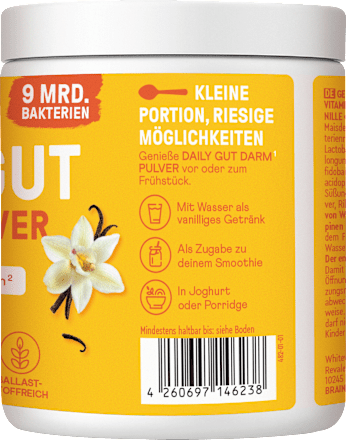 Daily Gut Darm Pulver Vanille, 112 g