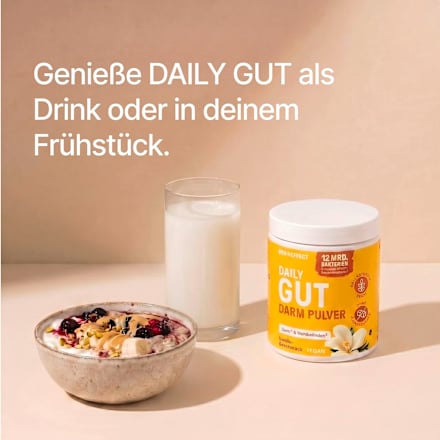 Daily Gut Darm Pulver Vanille, 112 g