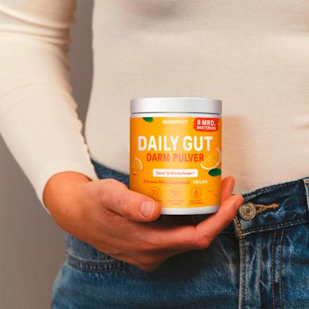 Daily Gut Darm Pulver Zitrone-Minz Geschmack, 112 g