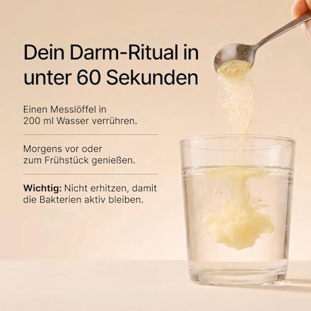 Daily Gut Darm Pulver Zitrone-Minz Geschmack, 112 g