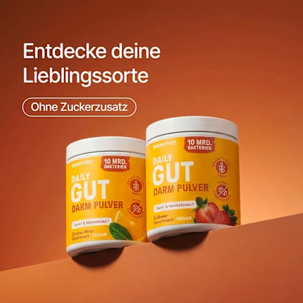 Daily Gut Darm Pulver Zitrone-Minz Geschmack, 112 g