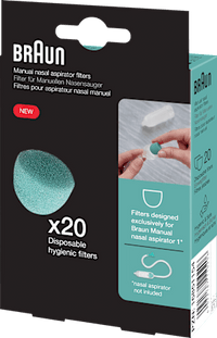 Ersatzfilter für Nasenfilter, 20 St