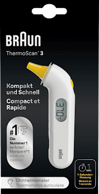 Fieberthermometer Infrarot-Ohrthermometer ThermoScan 3, 1 St