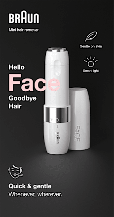 Gezichtshaarverwijderaar, Mini Hair Remover FS1000, 1 st.