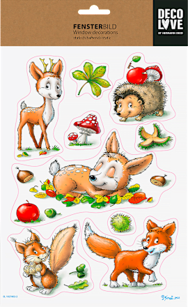 Raamschilderij boslandschap (DIN A4), 1 stuk