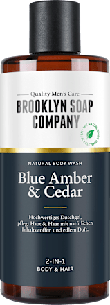 Duschgel Blue Amber & Cedar 2in1, 300 ml