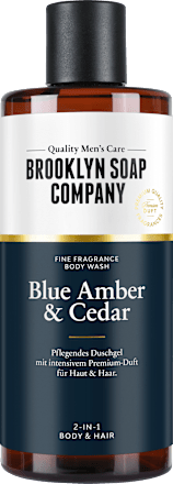 Duschgel Blue Amber & Cedar 2in1, 300 ml
