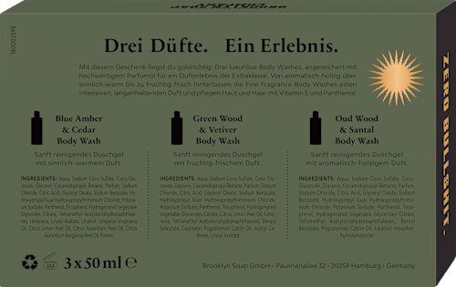Geschenkset Shower like a Boss 2tlg, 2 St Brooklyn Soap Company