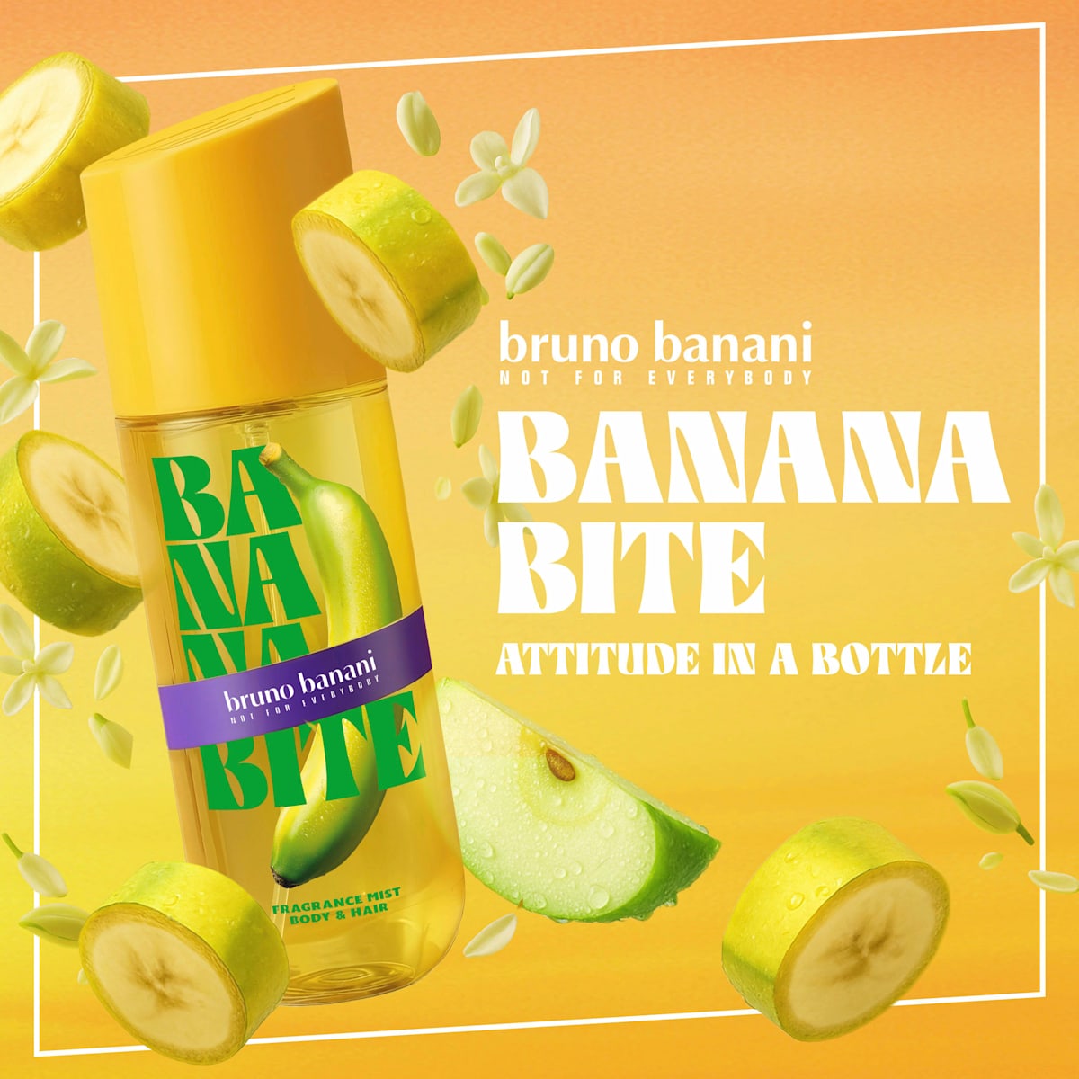 bruno banani Banana Bite Körperspray Bodymist, 236 ml