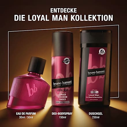 Deospray Loyal Man Ginger Geranium Amber, 150 ml