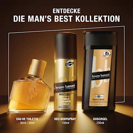 Deospray Man's Best Pomelo Cinnamon Vanilla, 150 ml