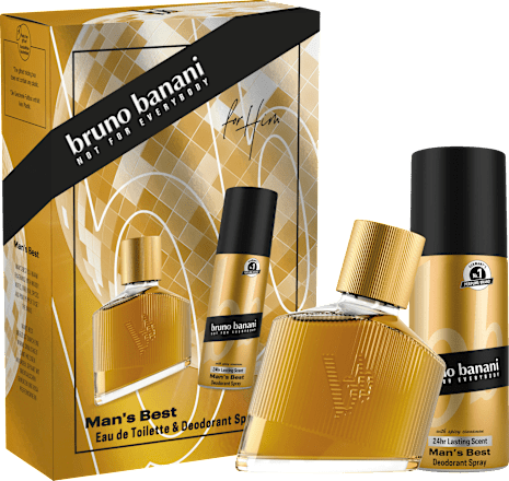 Geschenkset Man's Best Eau de Toilette 2tlg, 1 St Bruno Banani