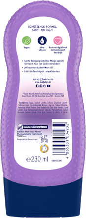 Kinder Shampoo & Duschgel 2in1 Flederpfötchen, 230 ml
