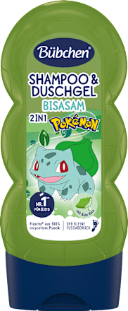 Kinder Shampoo & Duschgel 2in1 Pokémon Bisasam, 230 ml Bübchen